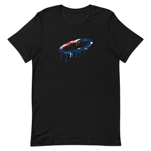 Australian Flag Melted Halo Crew Neck T-Shirt (More Colors Available)