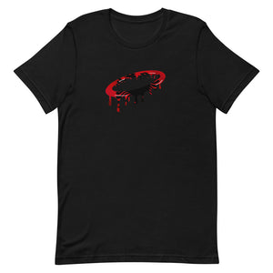 Albanian Flag Melted Halo Crew Neck T-Shirt (More Colors Available)