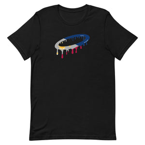 Philippines Flag Melted Halo Crew Neck T-Shirt (More Colors Available)