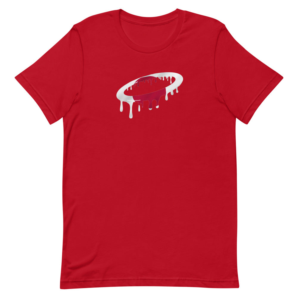 Japanese Flag Melted Halo Crew Neck T-Shirt (More Colors Available)