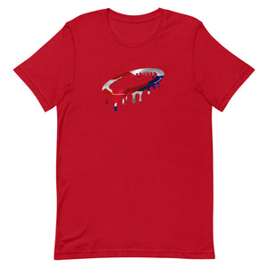 Cuban Flag Melted Halo Crew Neck T-Shirt (More Colors Available)