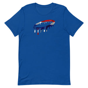 Thai Flag Melted Halo Crew Neck T-Shirt (More Colors Available)