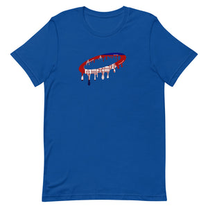 Cambodian Flag Melted Halo Crew Neck T-Shirt