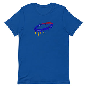 Armenian Flag Melted Halo Crew Neck T-Shirt (More Colors Available)