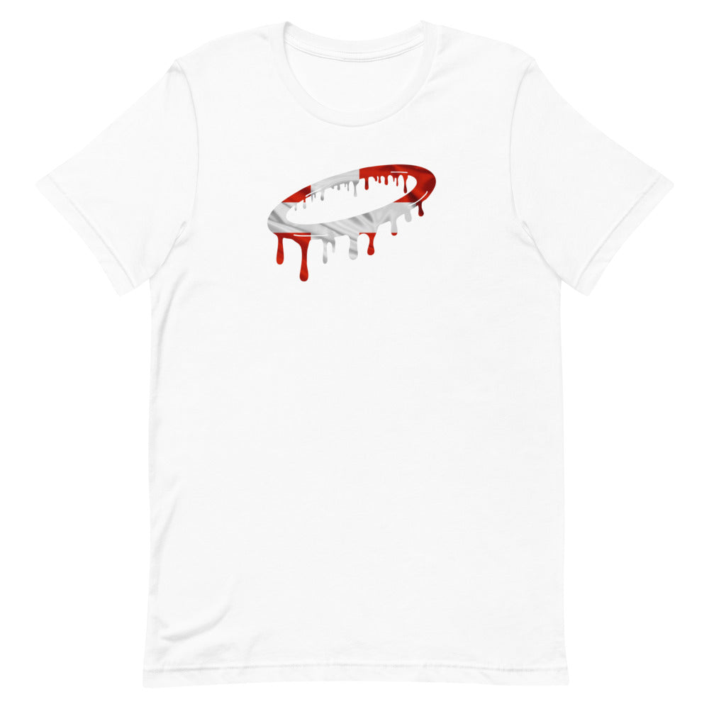 Swiss Flag Melted Halo Crew Neck T-Shirt (More Colors Available)