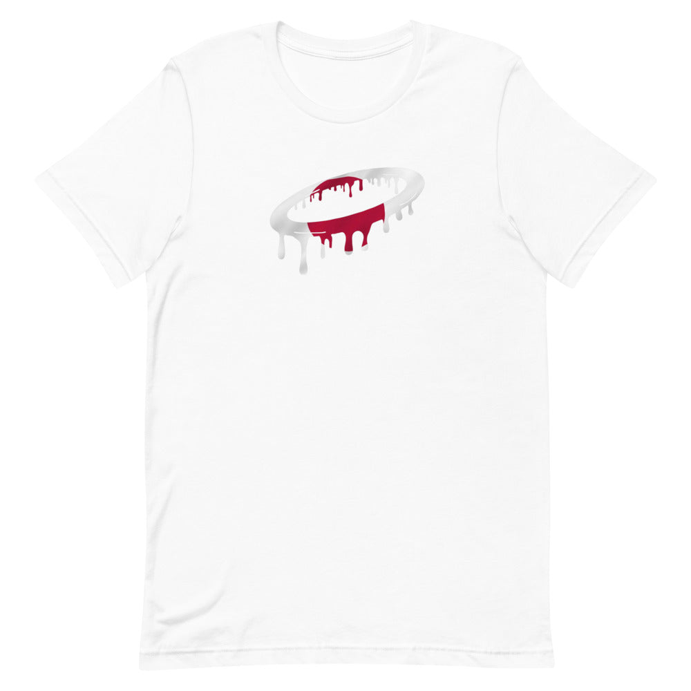 Japanese Flag Melted Halo Crew Neck T-Shirt (More Colors Available)