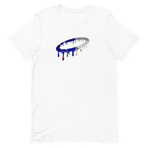 Chilean Flag Melted Halo Crew Neck T-Shirt (More Colors Available)