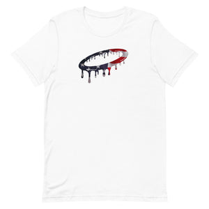 American Flag Melted Halo Crew Neck T-Shirt (More Colors Available)