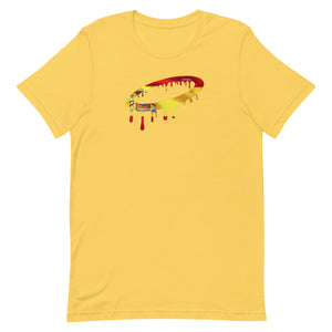 Spanish Flag Melted Halo Crew Neck T-Shirt (More Colors Available)
