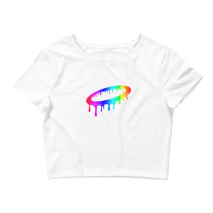 Melted Halo Rainbow Collection Crop Tee (More Colors Available)